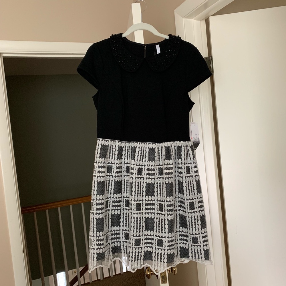 Black and white dress